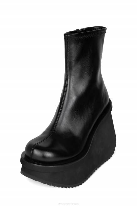 mujer construcciones Jeffrey Campbell F6JX1226 bota de plataforma negro