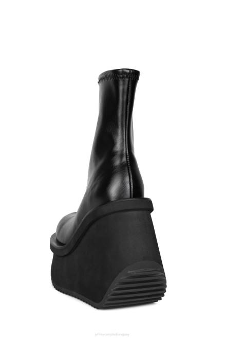 mujer construcciones Jeffrey Campbell F6JX1226 bota de plataforma negro