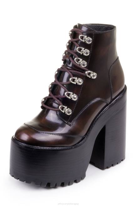 mujer helecho Jeffrey Campbell F6JX1233 bota de plataforma caja de vino