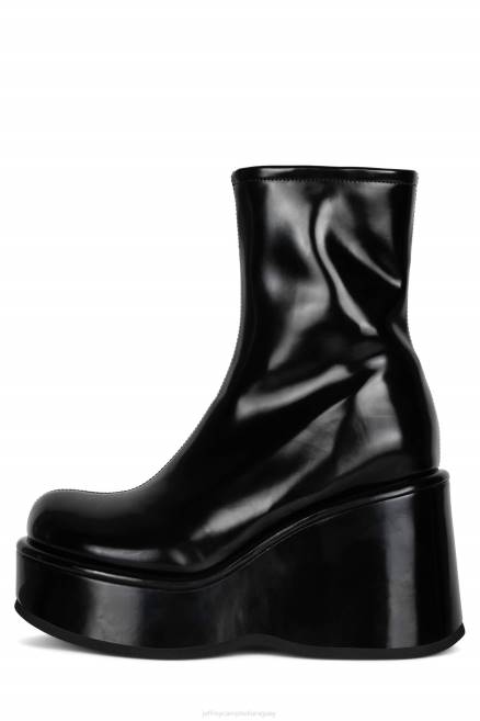 mujer milenio Jeffrey Campbell F6JX259 bota de plataforma caja negra