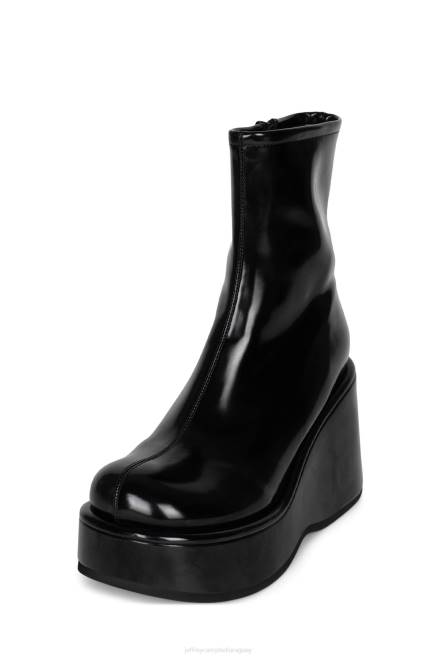 mujer milenio Jeffrey Campbell F6JX259 bota de plataforma caja negra