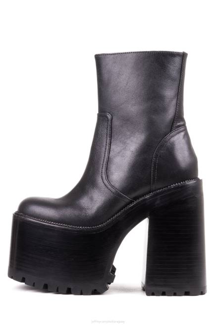 mujer muertos Jeffrey Campbell F6JX1229 bota de plataforma negro