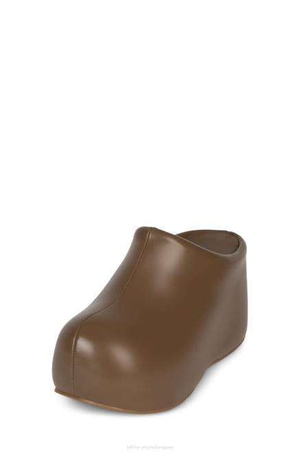 mujer obstruyendo Jeffrey Campbell F6JX84 bota de plataforma natural oscuro