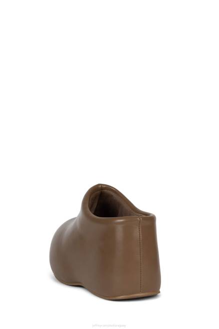 mujer obstruyendo Jeffrey Campbell F6JX84 bota de plataforma natural oscuro