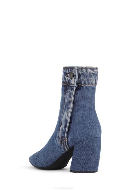 mujer finito-jn Jeffrey Campbell F6JX285 el reinicio de mezclilla mezclilla azul