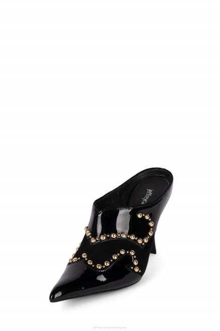 mujer montar-em Jeffrey Campbell F6JX906 botas vaqueras combo negro