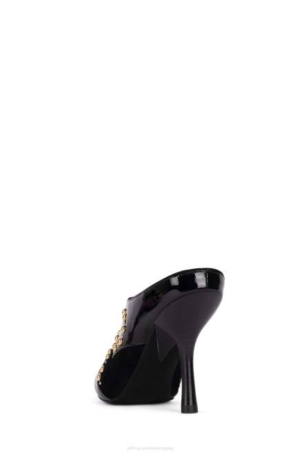 mujer montar-em Jeffrey Campbell F6JX906 botas vaqueras combo negro