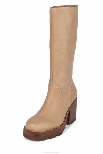 mujer abundante Jeffrey Campbell F6JX866 botas hasta la rodilla natural