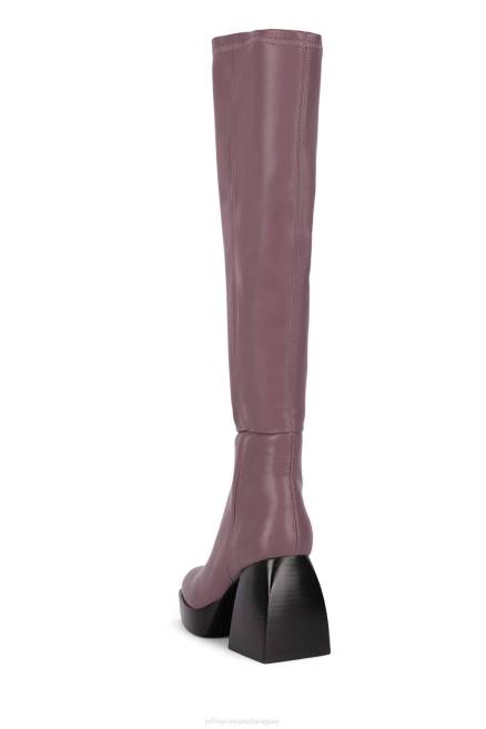 mujer delfín Jeffrey Campbell F6JX806 botas hasta la rodilla Violeta