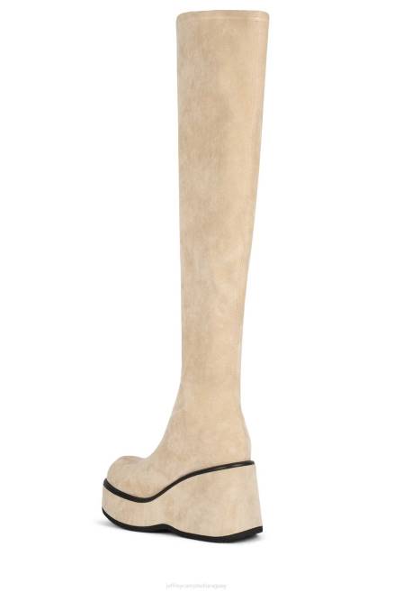 mujer milenios-k Jeffrey Campbell F6JX795 botas hasta la rodilla ante marrón