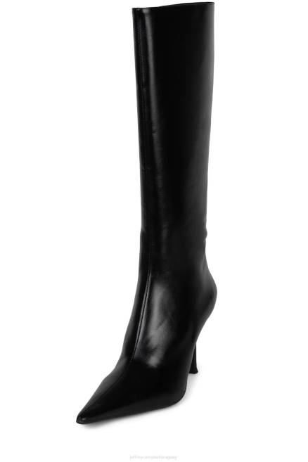 mujer queridos Jeffrey Campbell F6JX680 botas hasta la rodilla negro