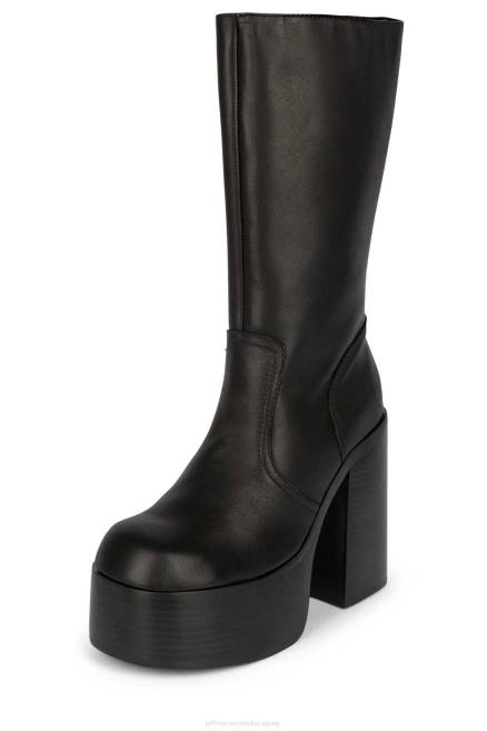 mujer venenoso Jeffrey Campbell F6JX696 botas hasta la rodilla negro