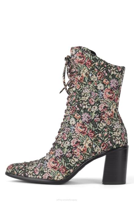 mujer Archille Jeffrey Campbell F6JX428 botines tapiz floral múltiple