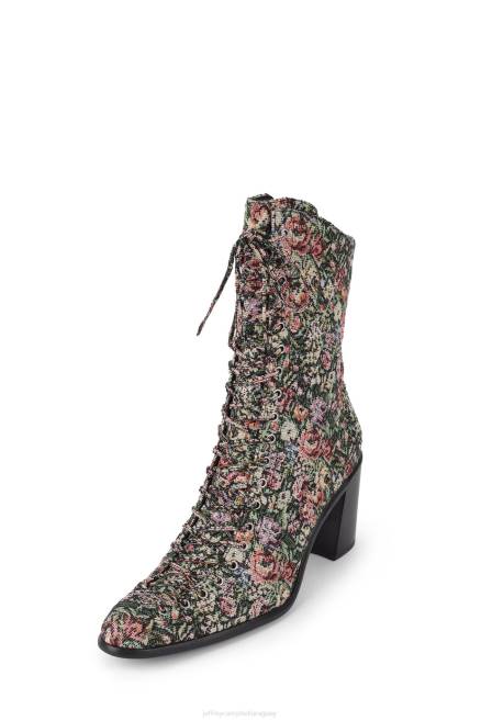 mujer Archille Jeffrey Campbell F6JX428 botines tapiz floral múltiple