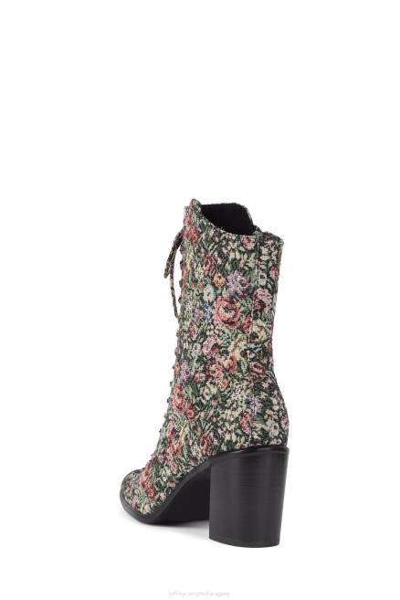 mujer Archille Jeffrey Campbell F6JX428 botines tapiz floral múltiple