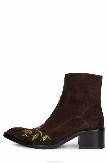 mujer Bandidos Jeffrey Campbell F6JX523 botines ante marrón multicolor