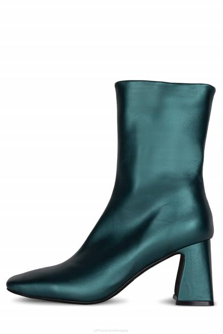 mujer Jerema Jeffrey Campbell F6JX544 botines verde azulado oscuro metalizado