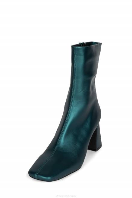 mujer Jerema Jeffrey Campbell F6JX544 botines verde azulado oscuro metalizado