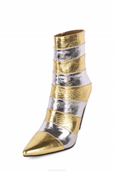 mujer acomplejado Jeffrey Campbell F6JX421 botines oro plata