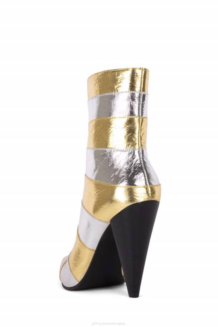 mujer acomplejado Jeffrey Campbell F6JX421 botines oro plata