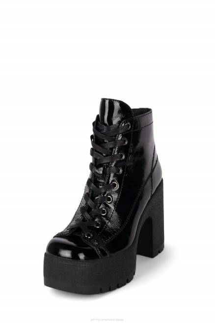 mujer actualizar-ll Jeffrey Campbell F6JX448 botines charol arrugado negro