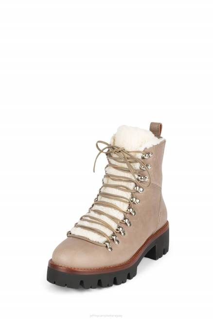 mujer alcantarilla Jeffrey Campbell F6JX380 botines marfil gris claro