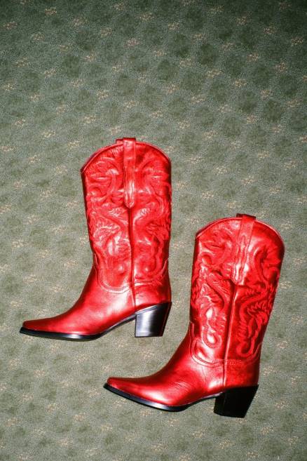 mujer amarillo Jeffrey Campbell F6JX329 botines rojo metalizado