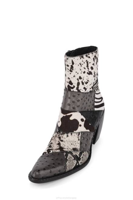 mujer caballeros Jeffrey Campbell F6JX596 botines combo exótico blanco negro