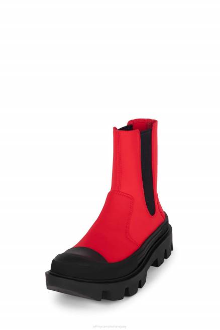 mujer chico duro Jeffrey Campbell F6JX459 botines rojo