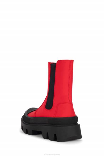 mujer chico duro Jeffrey Campbell F6JX459 botines rojo