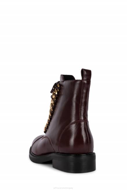 mujer damon-2 Jeffrey Campbell F6JX417 botines oro marron