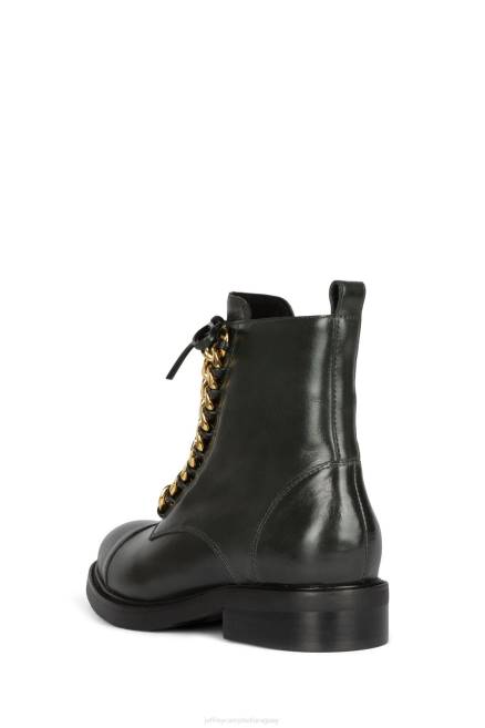 mujer damon-2 Jeffrey Campbell F6JX418 botines oro verde bosque