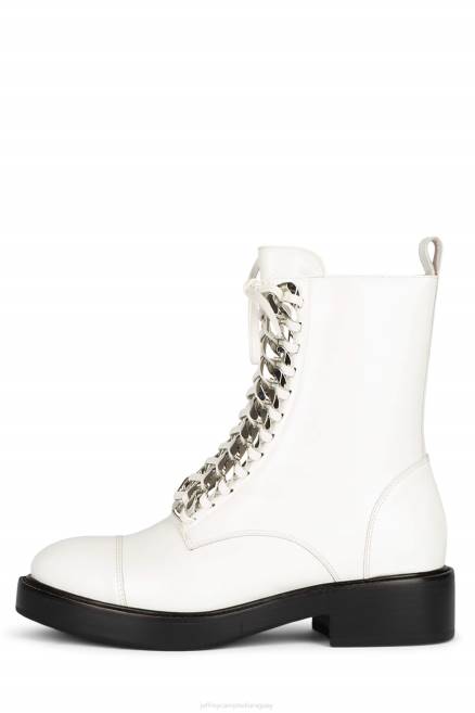 mujer damon-2h Jeffrey Campbell F6JX415 botines caja blanca plateada