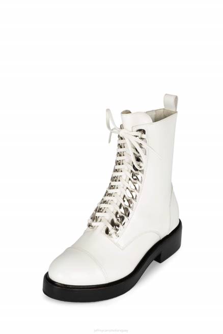 mujer damon-2h Jeffrey Campbell F6JX415 botines caja blanca plateada