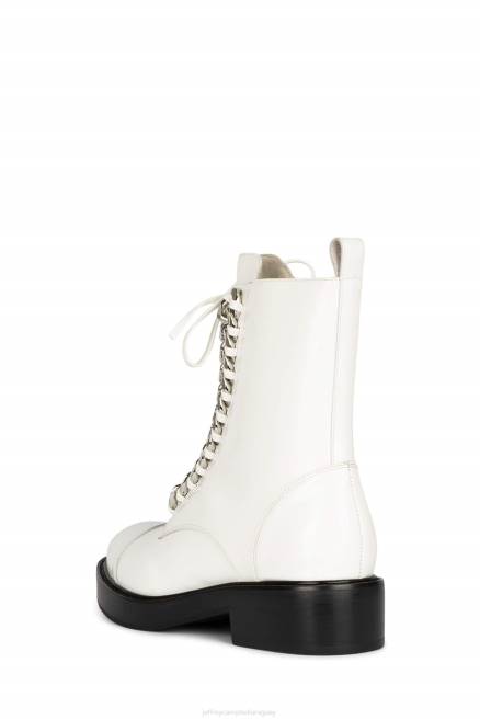 mujer damon-2h Jeffrey Campbell F6JX415 botines caja blanca plateada