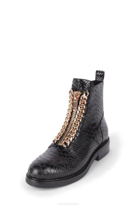 mujer damon-z Jeffrey Campbell F6JX383 botines serpiente negra