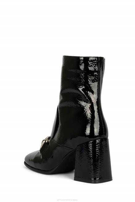 mujer deneuv-hola Jeffrey Campbell F6JX581 botines charol arrugado negro