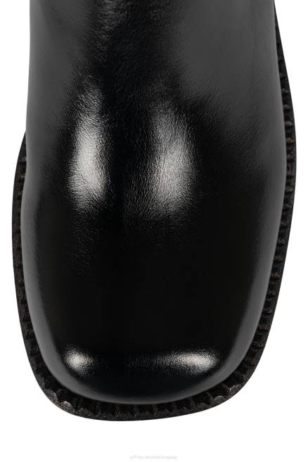 mujer ejecutante Jeffrey Campbell F6JX613 botines pila de esmalte marrón negro