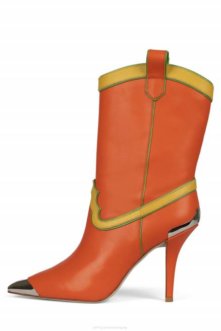 mujer el-paso Jeffrey Campbell F6JX604 botines naranja multi