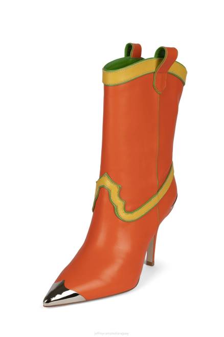 mujer el-paso Jeffrey Campbell F6JX604 botines naranja multi