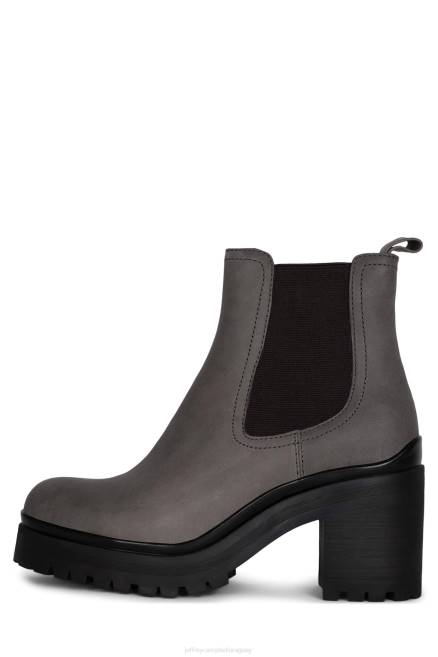 mujer escoba Jeffrey Campbell F6JX500 botines gris oscuro