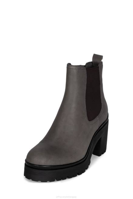 mujer escoba Jeffrey Campbell F6JX500 botines gris oscuro