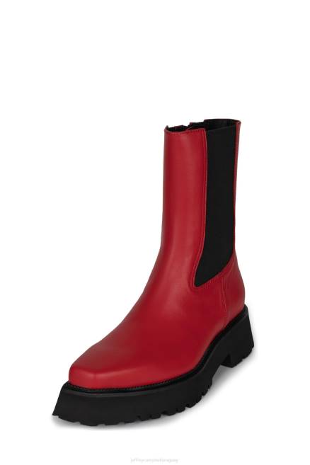 mujer glam-punk Jeffrey Campbell F6JX520 botines rojo