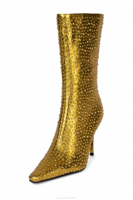 mujer icónico-e Jeffrey Campbell F6JX525 botines oro metalizado