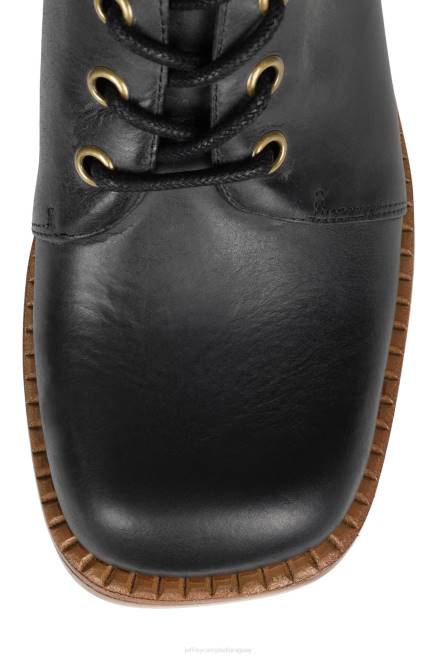 mujer la banda-lu Jeffrey Campbell F6JX639 botines pila de bronceado caballo loco negro