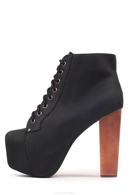 mujer lita Jeffrey Campbell F6JX339 botines negro angustiado