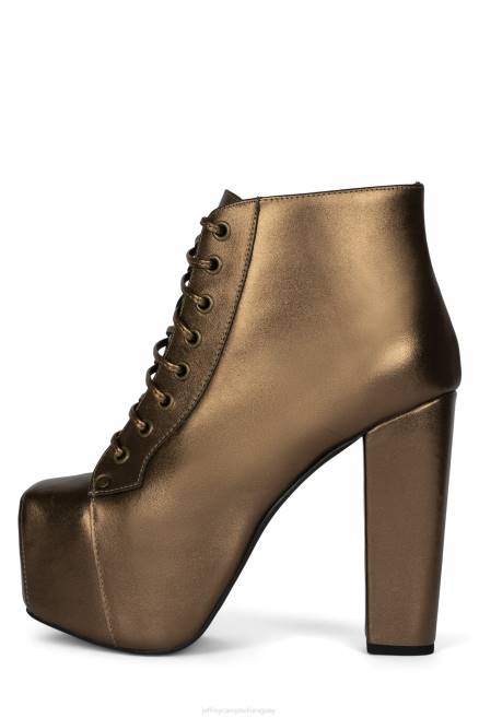 mujer lita Jeffrey Campbell F6JX398 botines bronce