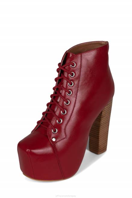 mujer lita Jeffrey Campbell F6JX495 botines pila natural roja