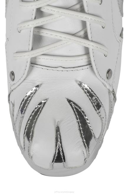 mujer lita-llama Jeffrey Campbell F6JX489 botines blanco plateado