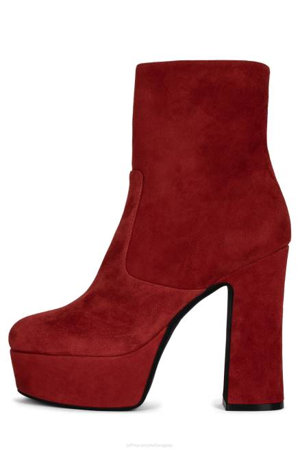 mujer mocoso-z Jeffrey Campbell F6JX564 botines ante rojo